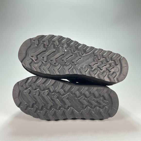 Bearpaw Retro Drew Platform Chelsea Boots Black Suede Ankle Boots Women's Size 6 - Picture 8 of 10